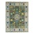 10x14 Inviting Kazak Light Green Tribal Geometric Hand Knotted Wool Carpet Rug For Sale