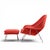 Knoll Eero Saarinen for Knoll Mid Century Womb Chair With Ottoman For Sale - Image 4 of 10
