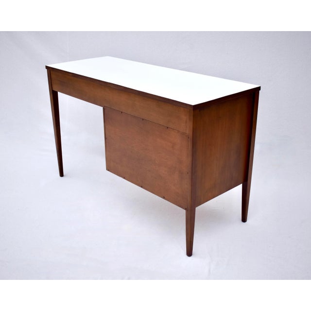 Mid-Century Modern Paul McCobb Desk and Chair Set, Birch and Laminate For Sale - Image 10 of 13