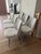 Like New! Six Finley low-back dining chairs from West Elm. Delivered on February 24, 2026. Comfortable and lovely chairs....