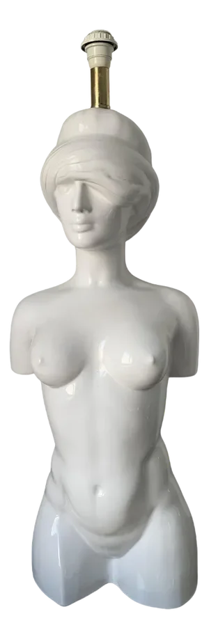 Homo Ceramic lamp by Giulio Ciniglia for Vivai del Sud, 1970s