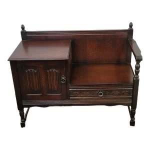 Antique Spanish Hall Bench Window Bench