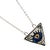Talisman Evil Eye Hand Painted Silver Charm Necklace is a fusion of modern bohemian style and ancient protective...