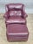 Late 20th Century Late 20th Century Hancock & Moore Burgundy Leather Club Chair Arm Chair W Match Ottoman For Sale - Image 5 of 13
