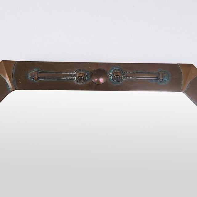 Antique English Mirror with Decorative Frame, Early 1900s For Sale - Image 4 of 7