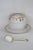 This lovely Jar, Plate and spoon is made of porcelain. This beautiful piece is stamped on the bottom of the Jar and Spoon,...