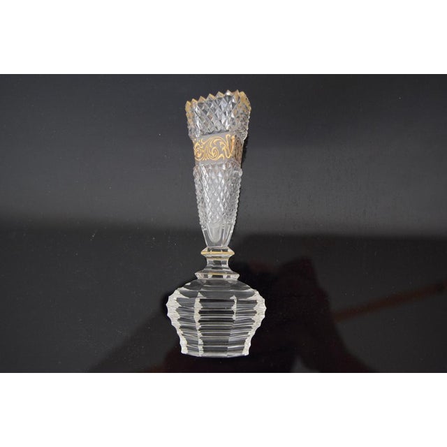 Vintage Cut Crystal Glass Cup from Glasswork Novy Bor, 1950s For Sale - Image 13 of 14