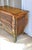 ​Vintage French Provincial, British Colonial Wicker & Gilt 3 Drawer Bombe Commode Chest With Marble Top For Sale - Image 12 of 14