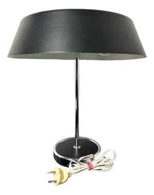 Vintage Italian Chrome Metal Table Lamp, 1970s