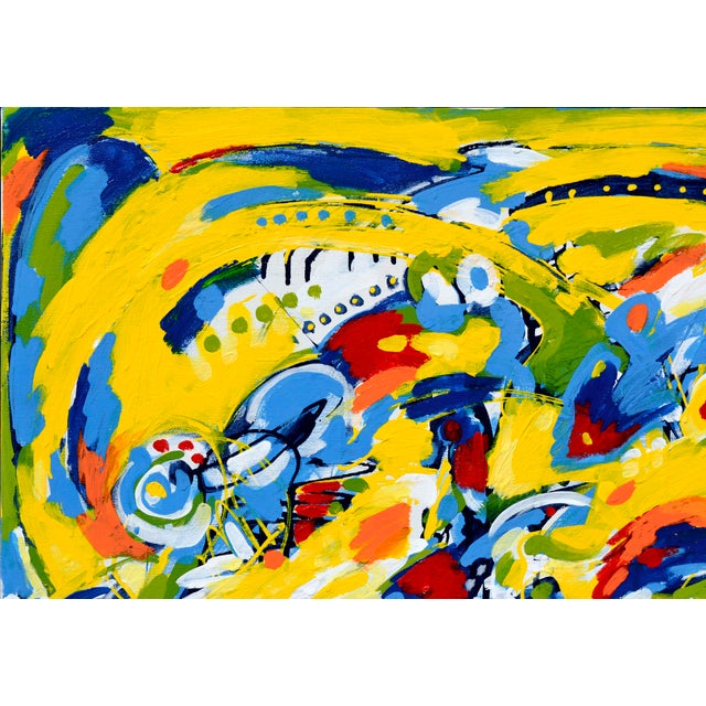 Spring in California Abstract by Joy W. For Sale In Monterey, CA - Image 6 of 8
