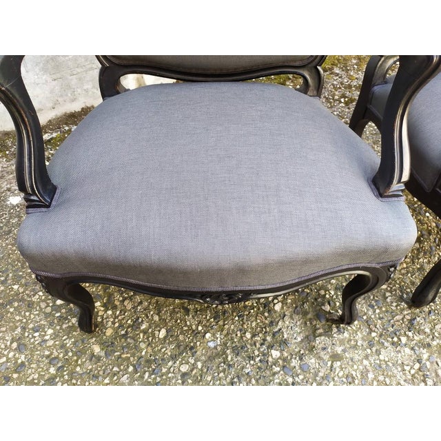 Louis XV Style Living Room Set, 1930s, Set of 3 For Sale - Image 15 of 18