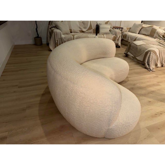 Pierre Augustin Rose Sofa 240 For Sale - Image 4 of 6