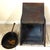 Late 19th Century Antique 19th C Rolling Wood & Brass Figural Fireplace Scuttle Box Coal Bucket W/ Liner & Scoop For Sale - Image 5 of 11
