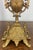 Vintage Rococo Style Ornate Brass Mantel Clock and Candelabras, Set of 3 For Sale - Image 16 of 18