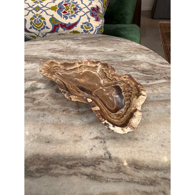 Free Form Alabaster Catchall For Sale - Image 4 of 6