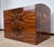 Elegant, refined, and rare Emilian Art Deco travel trunk from the Art Deco era entirely in walnut burl. Original period...