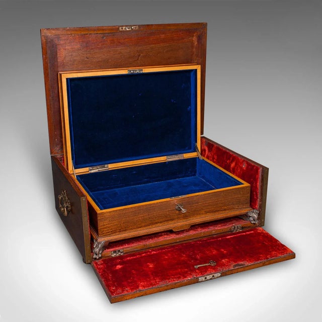 Campaign Antique Presentation Insignia Box, Italian, Campaign Chest, Victorian, c.1900 For Sale - Image 3 of 12