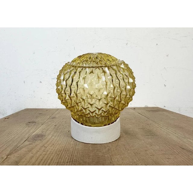 1970s Vintage White Porcelain Wall Light, 1970s For Sale - Image 5 of 12
