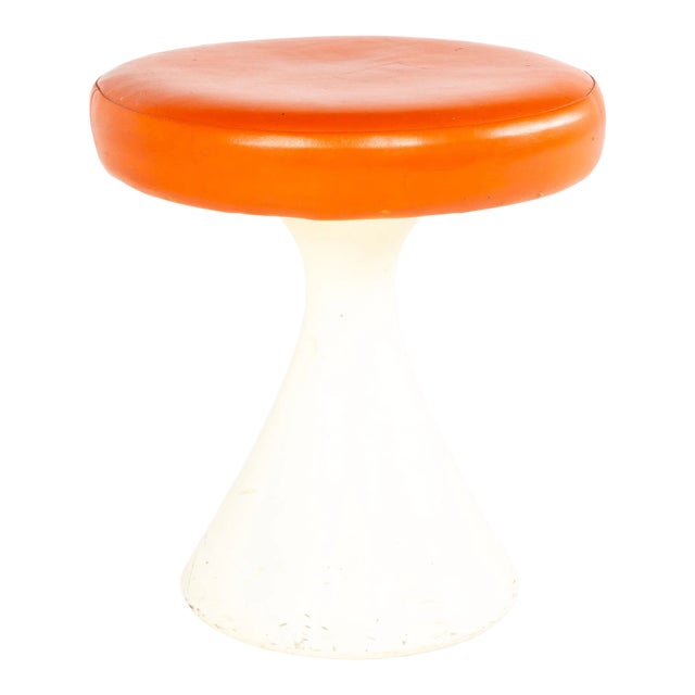 Saarinen Style Mid Century Tulip Stool For Sale
