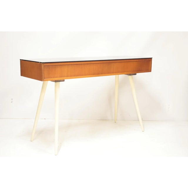 Wood Mid-Century Dressing or Console Table by Mojmir Pozar, 1960s For Sale - Image 7 of 9