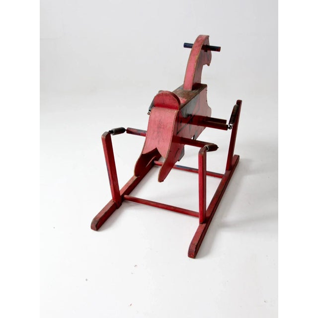 Vintage Spring Rocking Horse Toy Chairish