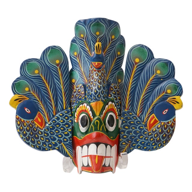 Traditional Wooden Mask, 1970s, Set of 3 For Sale