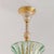 1950s Italian Art Deco Murano Glass Tulip Pendant Attributed to Barovier & Toso For Sale - Image 4 of 6