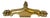 Antique English Brass and Iron Fire Stop Paperweight Signed CSJ - Circa 1850 For Sale