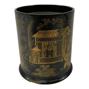 Japanese Lacquered Caddy With Lid