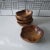 Mid 20th Century Wooden Flower Shaped Bowls - Set of 4 For Sale - Image 4 of 4