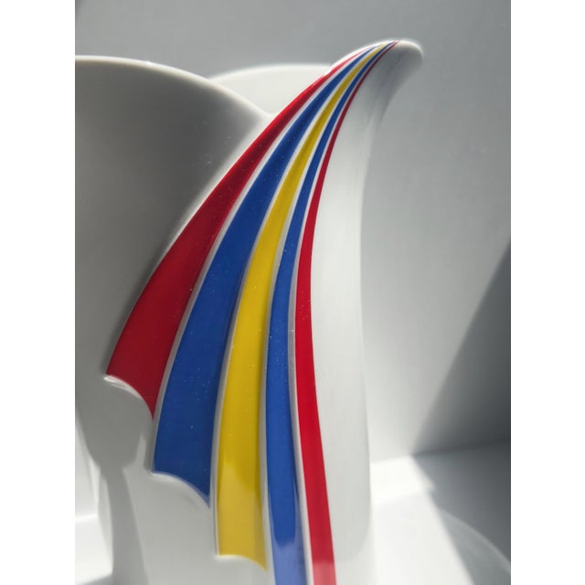 Vintage Porcelain Vase by Rosenthal Thomas, 1980s, in Flawless conditions. Designed 1980 to 1989 This piece has an...