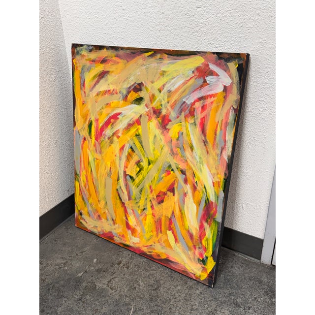 John Fooks Abstract Acrylic on Canvas Painting For Sale - Image 9 of 12