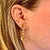 Natural Morganite Diamond Earrings 14k Gold 10.1 TCW Certified For Sale - Image 12 of 14