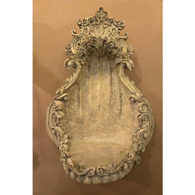 Beige Vintage MCM Decorative Architecture Wall Niche With Abundance of Details For Sale - Image 8 of 9