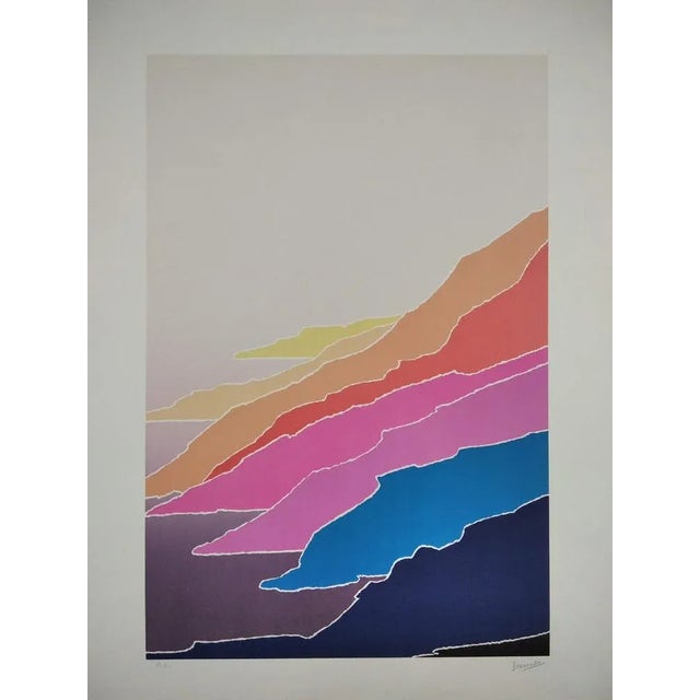 Carmen Garcés, Catalan Coast, 1980, Lithograph For Sale - Image 7 of 7