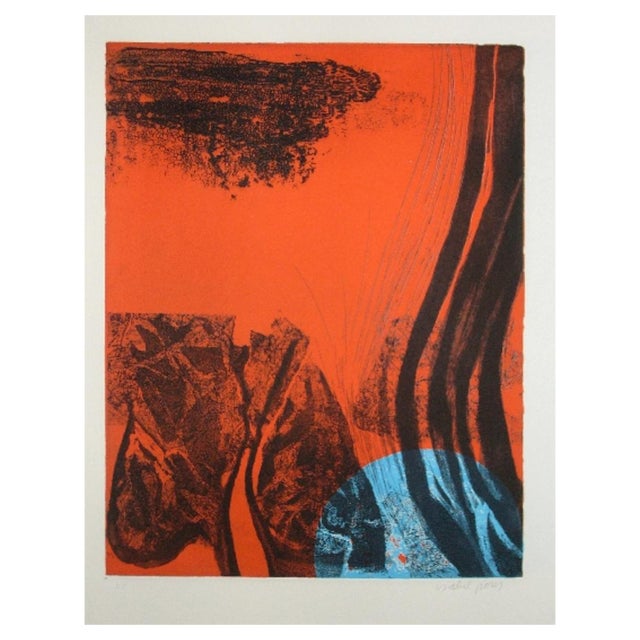 Isabel Pons, Composition 4, 1973, Etching For Sale