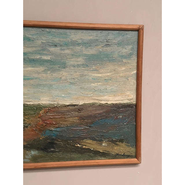 Swedish School, Scanian Plains, 1960s, Oil on Panel, Framed For Sale - Image 15 of 18