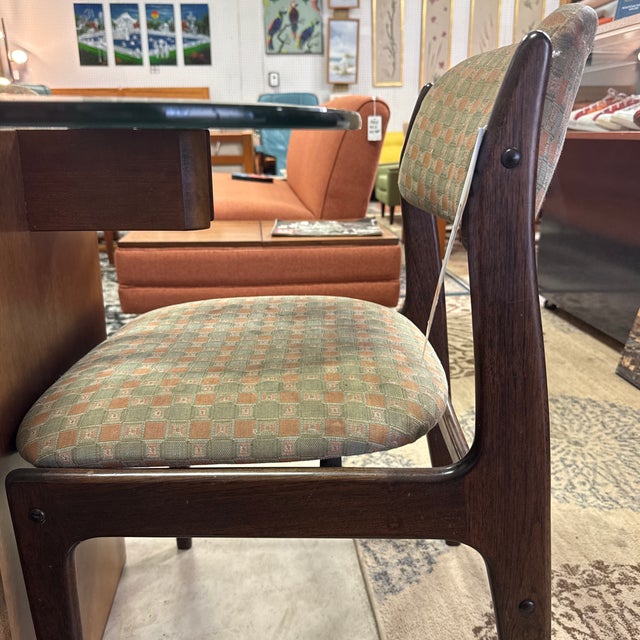 Tan 1960s Set of 8 Danish Rosewood Erik Buch Dining Chairs For Sale - Image 8 of 8