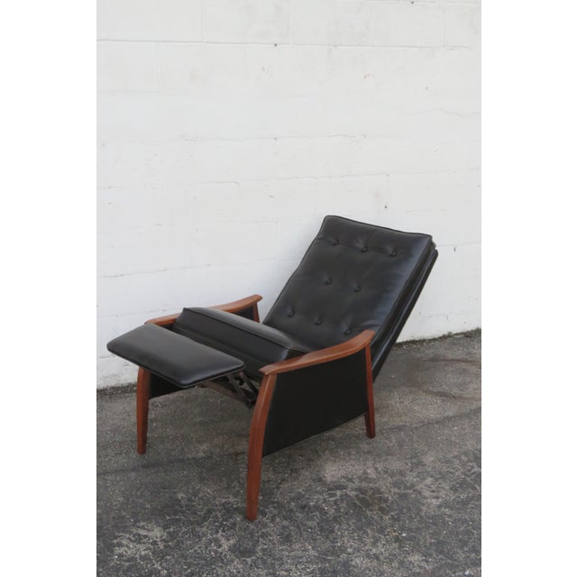 Black Milo Baughman for Thayer Coggin Mid Century Modern Lounge Chair 6208 For Sale - Image 8 of 17