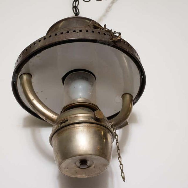 Vintage Retrofitted Kerosene Lantern For Sale - Image 10 of 12