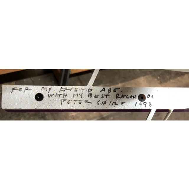 1990s 1998 Peter Shire Postmodern Memphis Peace Dove Sculpture For Sale - Image 5 of 6