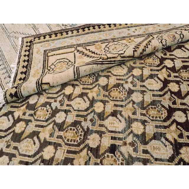 Textile Galerie Shabab Collection Mid-20th Century Persian Malayer Gallery Carpet For Sale - Image 7 of 7