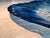 Stunning 39” Murano-Style Handblown Glass Sculptural Centerpiece - Aqua Blue to Clear Ombré For Sale In Portland, ME - Image 6 of 8