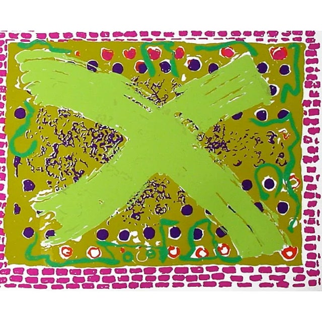 Edition: Pencil signed and numbered 137/144. Original Hand Pulled 9-Color Limited Edition Silkscreen on handmade Arches...