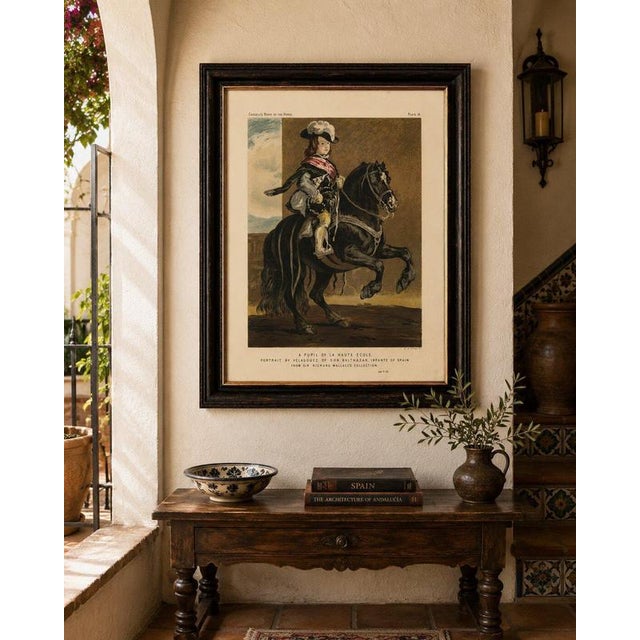 Cassell and Company after Diego Velázquez, Prince on Horseback, 1880, Chromolithograph For Sale - Image 3 of 9