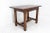 French side table or small dining table in massive oak. Mid-century, circa 1970. Dimension between the floor and the table...