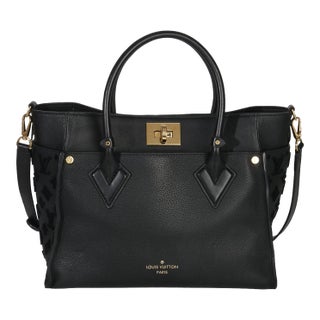 Black Calfskin Monogram Tufting On My Side MM For Sale