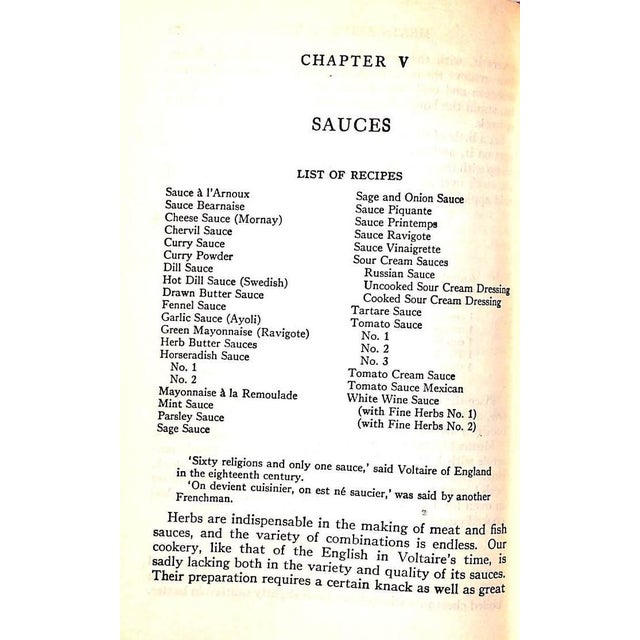 "The Book of Herb Cookery" 1940 Hoffmann, Irene Botsford For Sale - Image 9 of 9