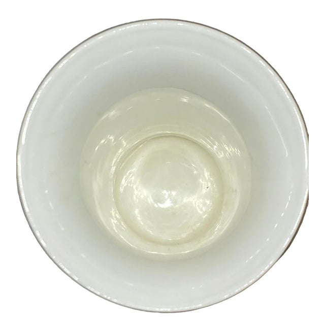 Ceramic Vintage Royal Doulton Orchid Hill Medium Column Fine Bone China Vase For Sale - Image 7 of 12