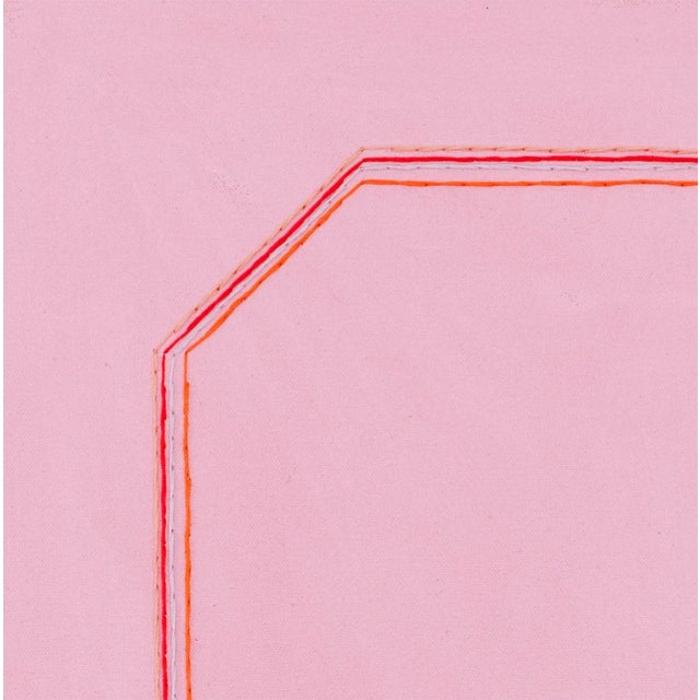 Contemporary Minimalist Pink Abstract Fine Art Print, Unframed 24 X 24 For Sale - Image 4 of 5